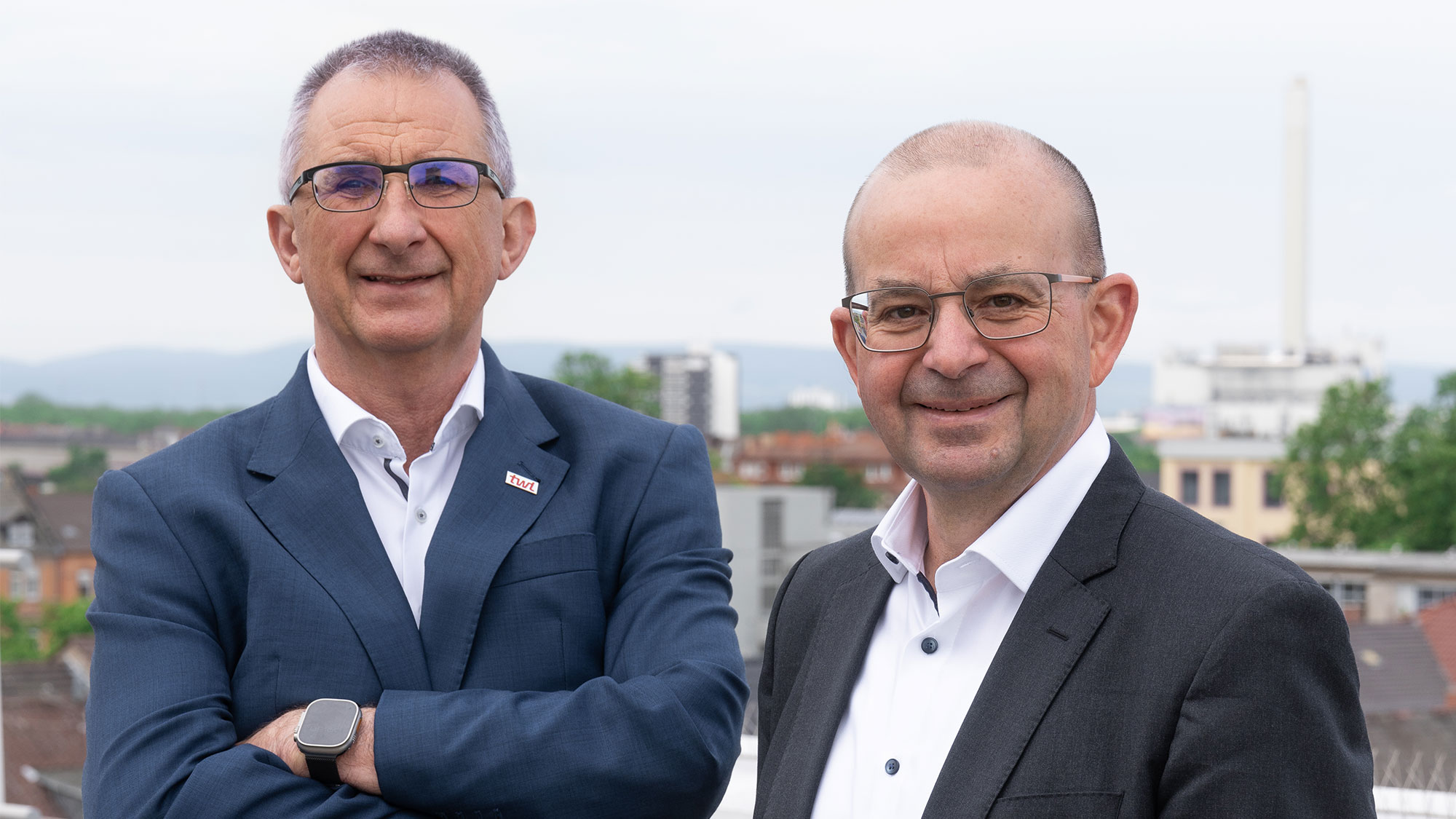 Thomas Mösl, Technischer Vorstand (links) und Dieter Feid, Kaufmännischer Vorstand (rechts)