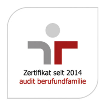 Zertifikat seit 2014 berufundfamilie