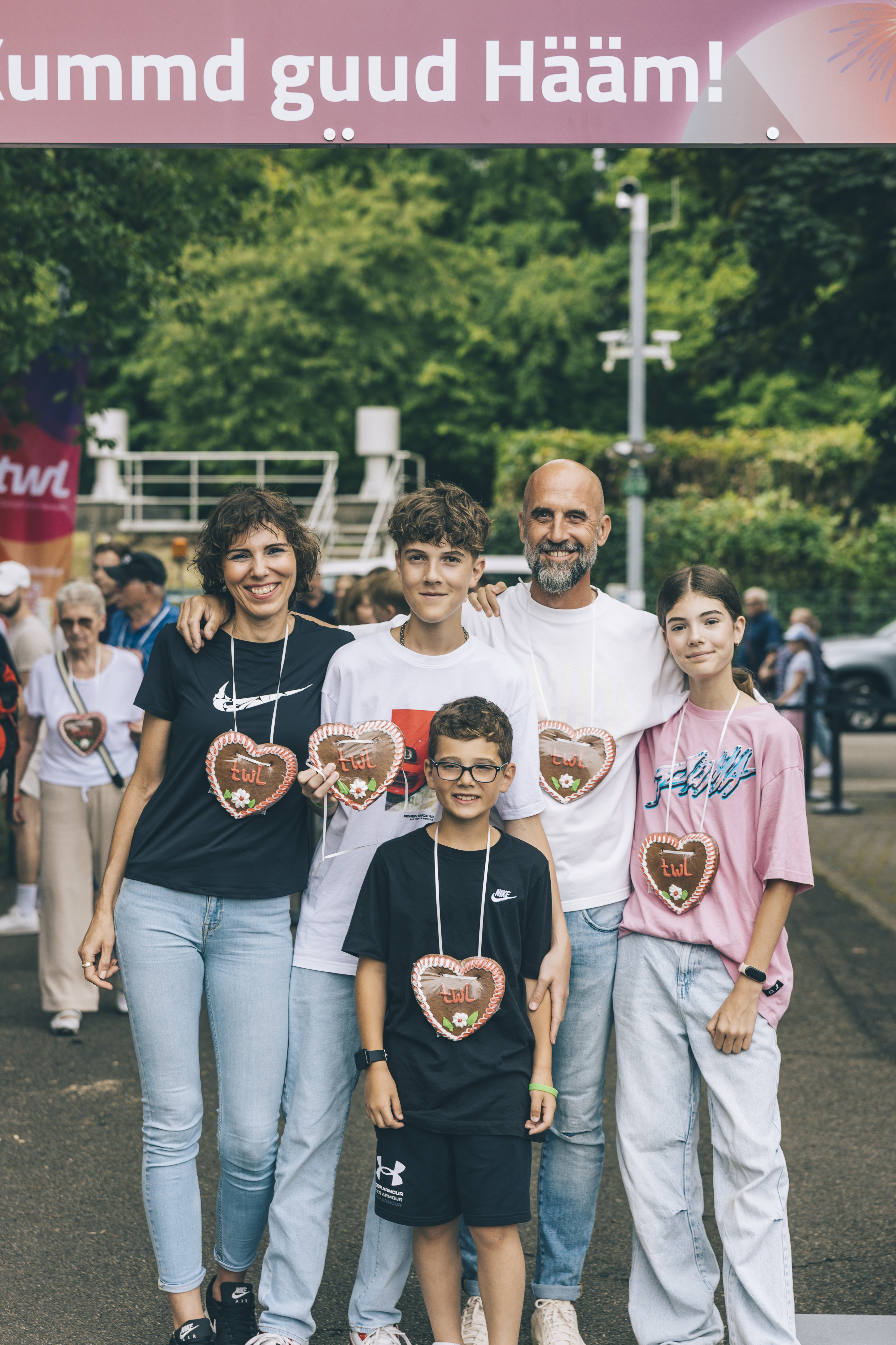 TWL-Angestellter mit Familie