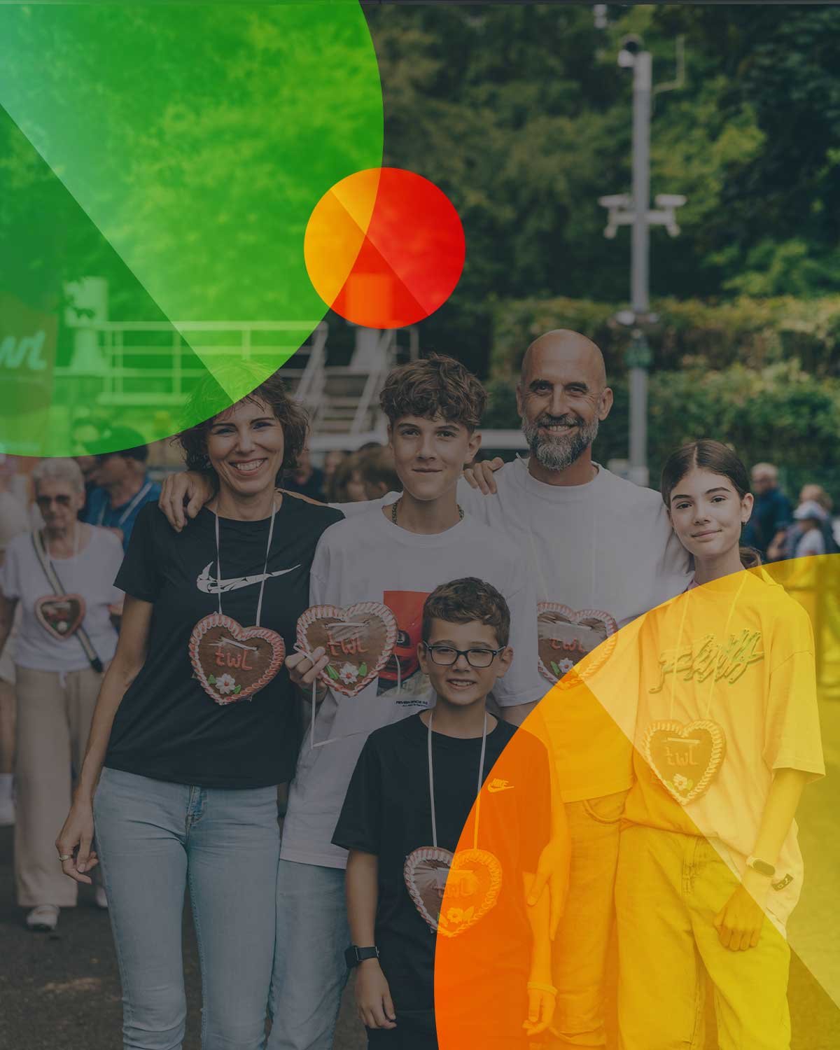 TWL-Angestellter mit Familie
