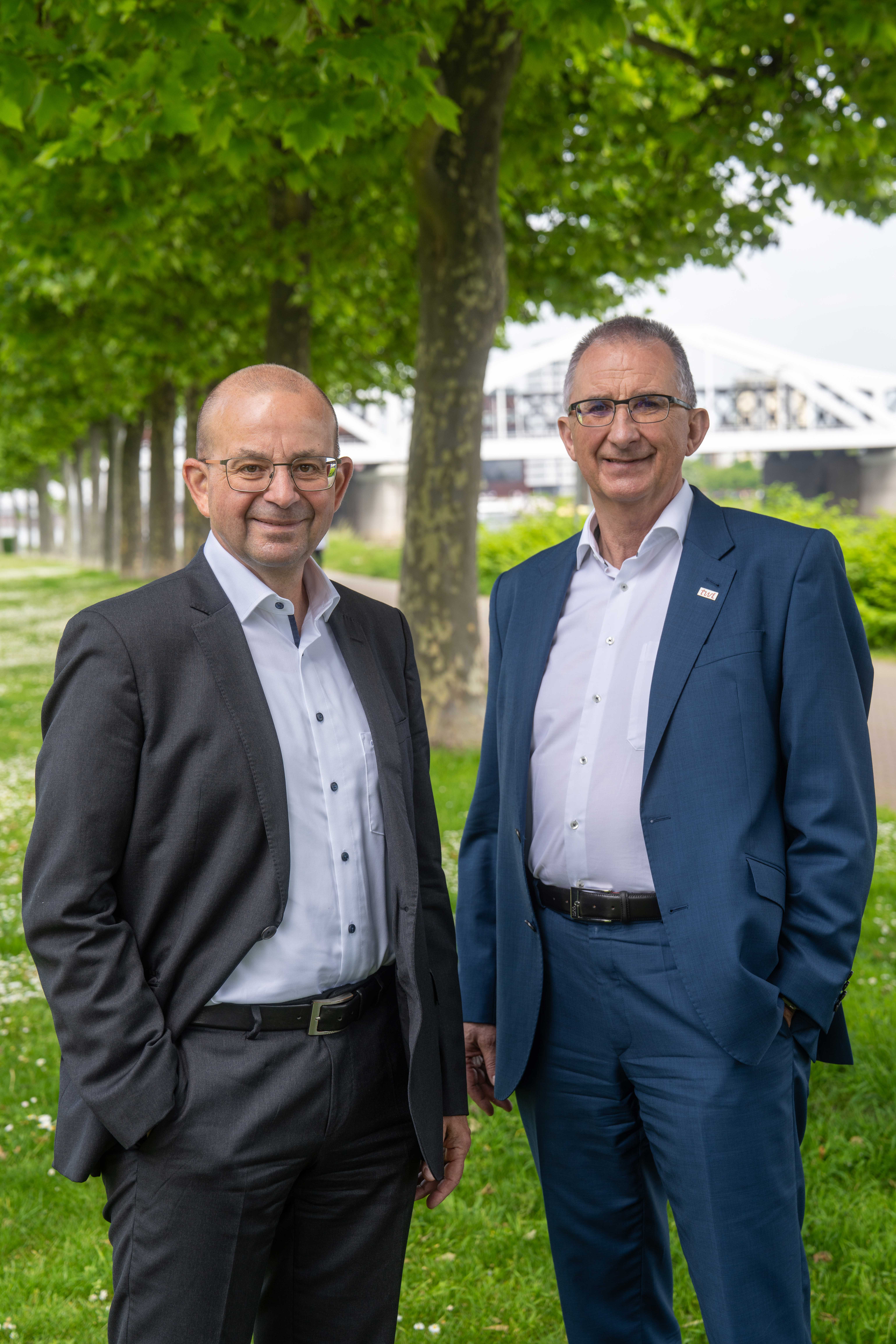 Dieter Feid, Thomas Mösl  Kaufmännischer Vorstand, Technischer Vorstad